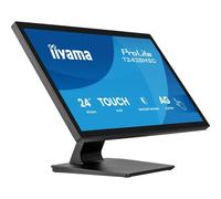 Iiyama ProLite T2438MSC-B2 Monitor Táctil IPS Full HD de 60.5 cm (23.8") con HDMI y DisplayPort, 120 Hz, 5 ms, USB-C, Altavoces, Negro