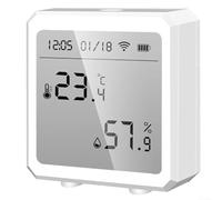 Monitor inalámbrico de humedad de temperatura con integración de aplicaciones, panel de control en tiempo real, umbrales personalizables, capacidad de registro de datos a largo plazo