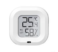 Monitor inalámbrico de temperatura y humedad compatible con la aplicación Smart Life para visualización remota y respuestas automatizadas de dispositivos