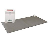 Monitor inalámbrico Smart Caregiver con tapete gris inalámbrico de 24 x 36 pulgadas. ¡Llega a ellos para que no caminen solos!