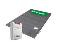 Monitor inalámbrico Smart Caregiver con tapete gris inalámbrico de 24 x 36 pulgadas. ¡Llega a ellos para que no caminen solos!