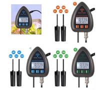 Monitor inteligente de pH WiFi 5 en 1 para control preciso del agua, salinidad y temperatura en acuarios e hidroponía (WF9953)