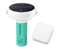 Monitor inteligente de piscina, probador de agua 7 en 1 para CL/PH/EC/TDS/ORP/Temp/Salinidad, pantalla digital flotante para piscina, piscina de agua salada, bañera de hidromasaje y spa