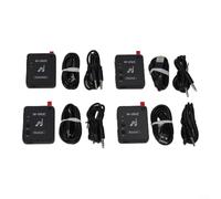 Monitor intrauditivo inalámbrico de 2.4 G, auriculares de monitoreo intraurales recargables con receptor transmisor uno a más para ensayo de banda/rendimiento en vivo (1 tran 3 receptores)