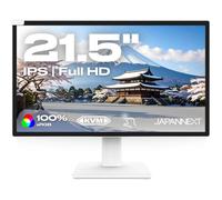 JapanNext Monitor Táctil Blanco 21.5" IPS Full HD (1920x1080) | HDR | Inclinación Ajustable Altavoces Integrados | DP(x1) HDMI(x1) USB-A(x2) USB-C(x1) | 100% sRGB G-Sync/FreeSync | JN-IPS2152FHDR-T