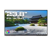 JapanNext Monitor Portátil 23,8" IPS 4K UHD (3840x2160) | HDR | USB-C Power Delivery (65W) | Altavoces Integrados | G-Sync/FreeSync | JN-MD-IPS238U-C6