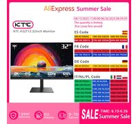 KTC H32T13 Monitor Gaming 32" IPS LED WQHD 100Hz FreeSync/G-Sync Compatible