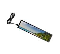 Monitor LCD de 11.25 pulgadas de largo con estéreo de dos canales en ángulo de visión amplia de 170° y enchufes y conectividades USB de reproducción, conecta y reproduce pantalla USB