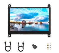 Monitor LCD táctil IPS de 5 pulgadas, 1024x600 OSD, compatible con HDMI, mini PC, compatible con Raspberry