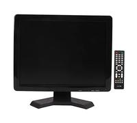 Monitor LCD Tft de 15 Pulgadas, Pantalla a Color HD Portátil, Resolución de 1024 X 768 con Interfaz Multimedia y Entrada Vga, Parlantes Duales y Control Remoto, Adecuado para la