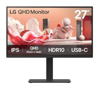 LG 27BA75QB-B.AEU pantalla para PC 68,6 cm (27") 2560 x 1440 Pixeles Wide Quad HD LED Negro