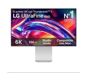 Monitor LG 32U990A-S 32' UltraHD 6K 60Hz IPS Black HDR10 Altura Ajustable