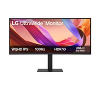 LG 34U650A-B - Monitor UltraWide, 34'', Curvo 3800R, IPS, WQHD, (3440x1440), 21:9, 100Hz, 5 ms (GTG), HDR10, USB-C, Inclinable, Negro