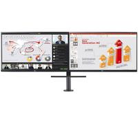 Monitor LG ERGO Dual 27" 27QP88DP-BS IPS QHD 75Hz USB-C c/ DP Daisy Chain
