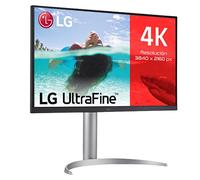 Monitor LG UltraFine 27", 4K UHD (3840x2160), AMD FreeSync, HDR10, DCI-P3 90%, altavoces integrados, diseño ergonómico. - 27UQ850WV-W.EEU