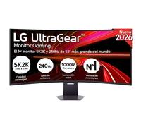 LG 52G930B-B - Monitor Gaming Ultragear, 51.6", VA, 5K2K, (5121x2160), 21:9, 240Hz, 1ms, FreeSync Premium, Plano, Pivotable/Altura Ajustable, Negro