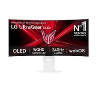 LG Ultragear™ 39GX90SA-W - Pantalla para PC Gaming de 39" - Pantalla OLED resolución QHD (3440 x 1440), 1 ms 240Hz, DisplayHDR™400 True Black, DCI-P3 98,5% (CIE1976), FreeSync Premium, G-Sync