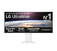 Monitor gaming ultraparonámico curvo lg ultragear 40u990a-w 40'/ 5k2k/ multimedia/ 1ms/ 120hz/ ips/ regulable en altura/ blanco