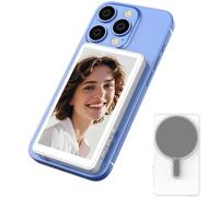 Monitor magnético para selfies de vlog para teléfono, pantalla inalámbrica para selfie para iPhone y Android de 2000 mAh con control remoto Bluetooth, brillo de 3 niveles y modo de pantalla ancha para