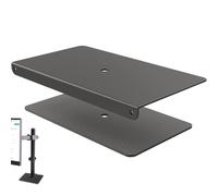 Monitor Mount Reinforcement Plate - Heavy Duty Steel Desk Bracket, Anti Scr