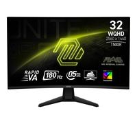 Monitor MSI 31.5″ 2560x1440 180Hz Rapid VA Curvo HDR DisplayHDR 400 Sin Marco