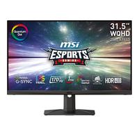MSI MAG321QR QD - Monitor Gaming Plano 31.5", IPS, WQHD (2560x1440, 16:9, G-SYNC Compatible, Quantum Dot, Console mode FHD a 120Hz)