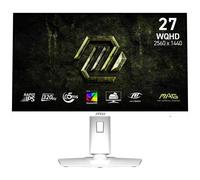 MSI mag 274QRFW X32 Monitor Gaming, 27" WQHD, 2560 x 1440 Rapid IPS, 320 Hz, 0,5 ms, DisplayHDR 400, Compatible con G-Sync, Eye Care, HDMI 2.1, DP 1.4a, inclinación/Altura Ajustables, Blanco