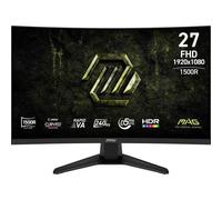 MSI mag 275CF X24 - Monitor para Juegos de 27 Pulgadas, 1920 x 1080 (FHD), 240 Hz, sincronización Adaptable, Compatible con HDR, HDMI, Puerto VGA, Montaje VESA, inclinable, Marco Delgado en 4 Lados