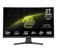 Monitor MSI MAG 275CQF E18 27" WQHD 180Hz Rapid VA Curvo FreeSync HDR listo 0,5ms