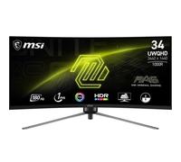 MSI MAG 345CQR pantalla para PC 86,4 cm (34") 3440 x 1440 Pixeles UltraWide Dual Quad HD Negro