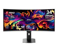 MSI MPG 341CQR X36 - Monitor Gaming 34" UWQHD (3440 x 1440, 1800R), 5ª Gen QD-OLED, 360Hz, 0,03ms, HDR Customization, Adaptive-Sync, KVM, HDMI 2.1, DP 2.1, USB-C (98 W PD), AI Vision, Negro
