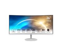 Monitor MSI Pro MP341CQ 34" UltraWide Quad HD 100Hz VA Curvo FreeSync Blanco