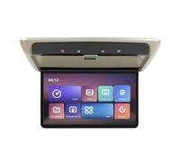 Monitor Multimedia For Coche De 19 Pulgadas, Reproductor Vídeo, 3-32 GB / 4+64, 1080p, Pantalla Montaje En Techo For SUV, Caravana O Autocaravana(3-32G Beige)