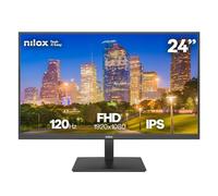 Nilox - MONITOR 24 IPS 120 HZ HDMI Y DP pantalla para PC 61 cm (24") 1920 x 1080 Pixeles Full HD Negro