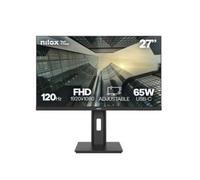 Nilox - MONITOR 27 IPS 120 HZ FHD pantalla para PC 68,6 cm (27") 1920 x 1080 Pixeles Full HD LCD Negro