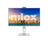 Monitor Nilox NXM27RWEB02W 27" Full HD 120 Hz IPS Blanco Altavoces y Cámara Integrada + HDMI