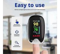 Monitor no invasivo de glucosa en sangre y saturación de oxígeno 2026, pantalla LED inteligente para adultos y personas mayor