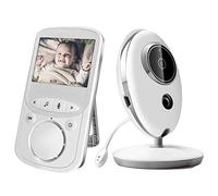 Monitor para bebés, LCD inalámbrico de Audio y Video Monitor para bebés Radio Nanny Music Intercom IR 24H Cámara portátil para bebés, Visión Nocturna y Monitor térmico, Cámara de vigilancia Interior