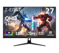Monitor para juegos de 27 pulgadas, 144 Hz, 1 ms, QHD 2560 x 1440 2K, Z-Edge UG27QF IPS Negro monitor de computadora
