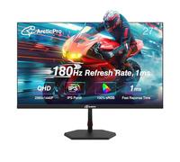 Monitor para juegos de 27 pulgadas QHD 2560 x 1440p, 180Hz, 2K, panel IPS, tiempo de respuesta de 1 ms, sincronización adaptativa, monitor de computadora de PC, sin marco, ultra delgado, 100% sRGB