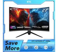 KTC H27s25e Monitor Gaming 27" LED QHD 240hz FreeSync Curvo