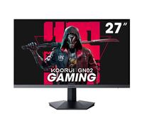 Monitor para PC gaming KOORUI GN02 - 27 pulgadas, resolución Full HD 1920x1080, frecuencia de actualización de 240 Hz, tiempo de respuesta de 1 ms, panel VA, ángulo de visión de 178° - Negro nuevo