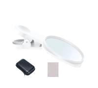 Monitor para selfies, pantalla de teléfono con clip, pantalla reflectante de alta definición, utilidad Vlog confiable, accesorio para vista posterior, herramienta de transmisión de video diaria, equip