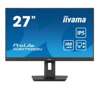 Monitor PC Iiyama XUB2792QSU-B6 Oficina 27'' ULTRA DELGADO 2560x1440, 100Hz, panel IPS, 250 cd/m², ACR, Altavoces, HUB-USB x4 3