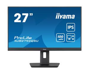 Monitor PC Iiyama XUB2792QSU-B6 Oficina 27'' ULTRA DELGADO 2560x1440, 100Hz, panel IPS, 250 cd/m², ACR, Altavoces, HUB-USB x4 3