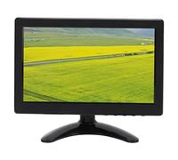 Monitor Pequeño de 9 Pulgadas, para Altavoces Incorporados Monitor Raspberry Pi, HD 1024 X 600 60 Hz, 600 CD/m2, 5 Ms, Pantalla IPS/Control Remoto, Entrada HDMI VGA AV BNC