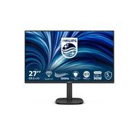 Philips Monitor 27B2U3601 QHD de 27 Pulgadas, 120 Hz, IPS, Ajuste de Altura,Adaptive Sync. 1 ms MPRT (2560 x 1440, HDMI 1x 2.0, DP 1x 1.4, USB Hub) Negro/Rojo