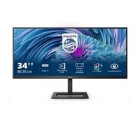 Monitor Philips E Line 346E2LAE/23 34" UltraWide Quad HD 100Hz VA USB-C Altura Ajustable