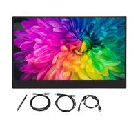 Monitor portátil Brilluxa, Pantalla táctil Ultra HD de 15.6 Pulgadas 4K con lápiz óptico, 4096 Niveles Sensibilidad de presión Monitor táctil portátil