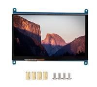Monitor Portátil de 7 Pulgadas para, HDMI LCD HD Pantalla Táctil 1024x600 Monitor Capacitiva, 5 Puntos Táctil Monitor Profesional para 3/2/1, Compatible / /